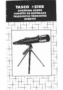 Tasco Telescopes manual. Camera Instructions.